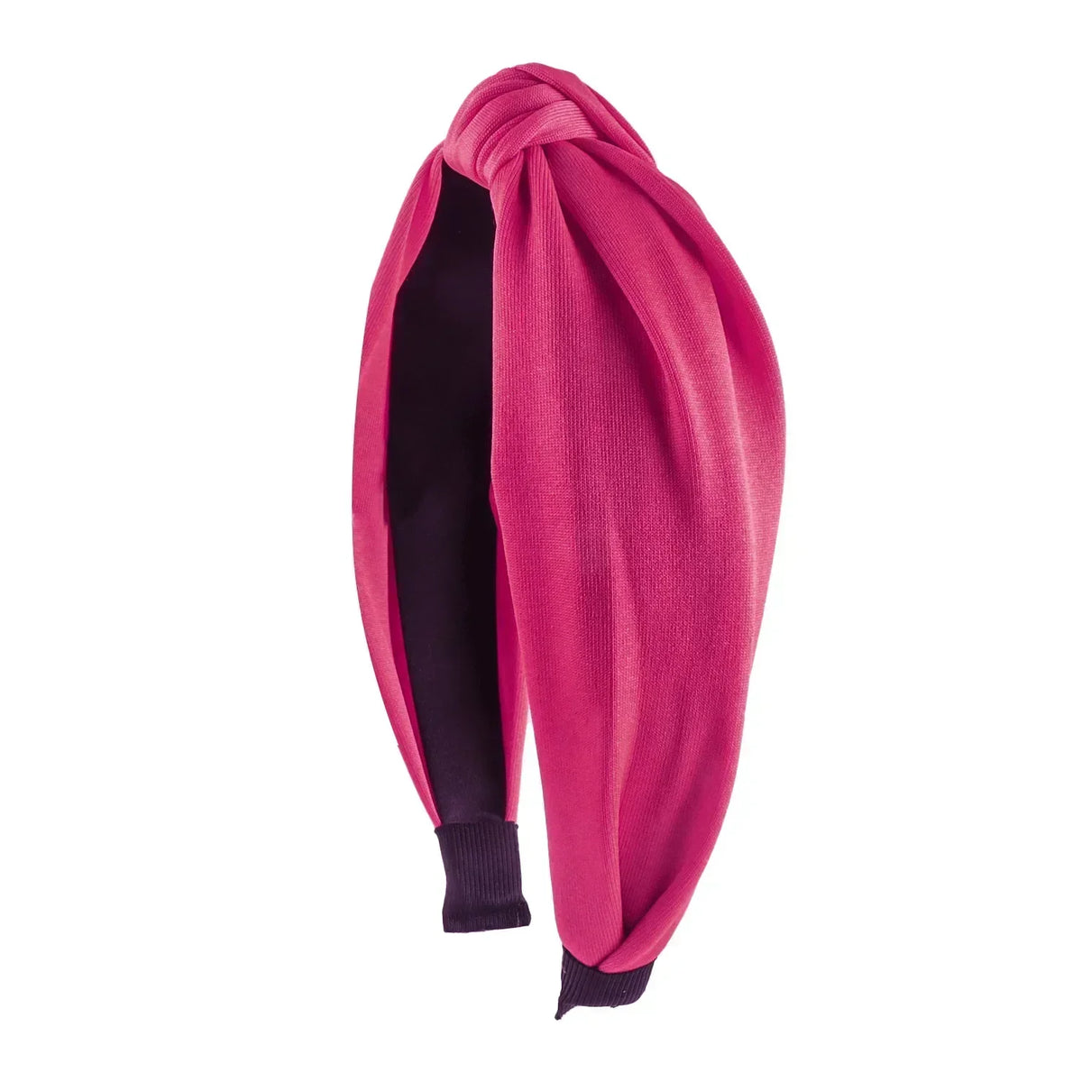 Modischer Cross-Knot Haarreif für Damen – Einfarbiges Haarband in Schwarz Rosa Grau Gelb für Freizeit & Alltagsstyling