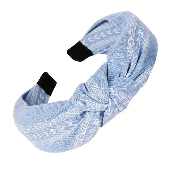 Modischer Knoten-Haarreif für Damen – Einfarbiges Cross-Knot Haarband für Alltag Styling & Fashion Haaraccessoires
