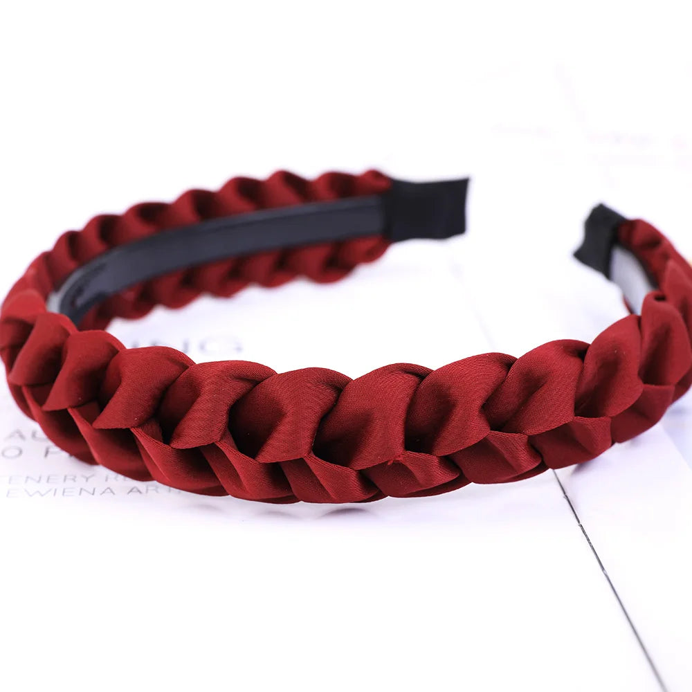 Modischer Geflochtener Elastischer Haarreif für Damen – Rutschfestes Gewebtes Haarband für Alltag Casual Styling & Haaraccessoires