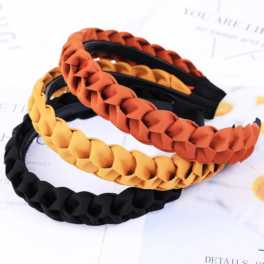 Modischer Geflochtener Elastischer Haarreif für Damen – Rutschfestes Gewebtes Haarband für Alltag Casual Styling & Haaraccessoires