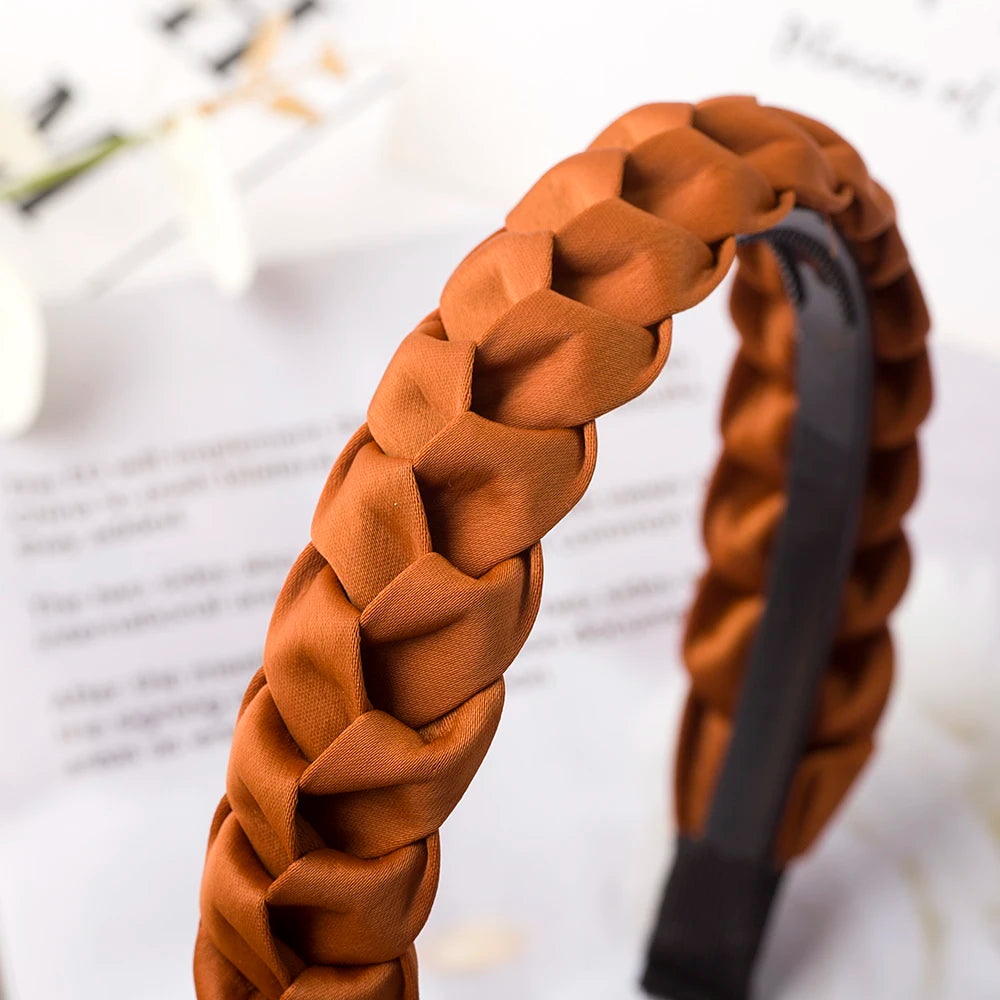 Modischer Geflochtener Elastischer Haarreif für Damen – Rutschfestes Gewebtes Haarband für Alltag Casual Styling & Haaraccessoires