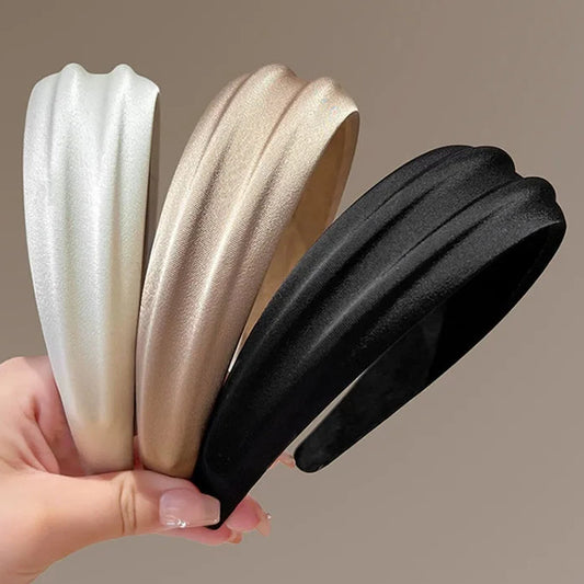 Eleganter Hochglanz Haarreif für Damen – Vielseitiges Statement Haarband für Reisen Fotografie & Alltagsstyling