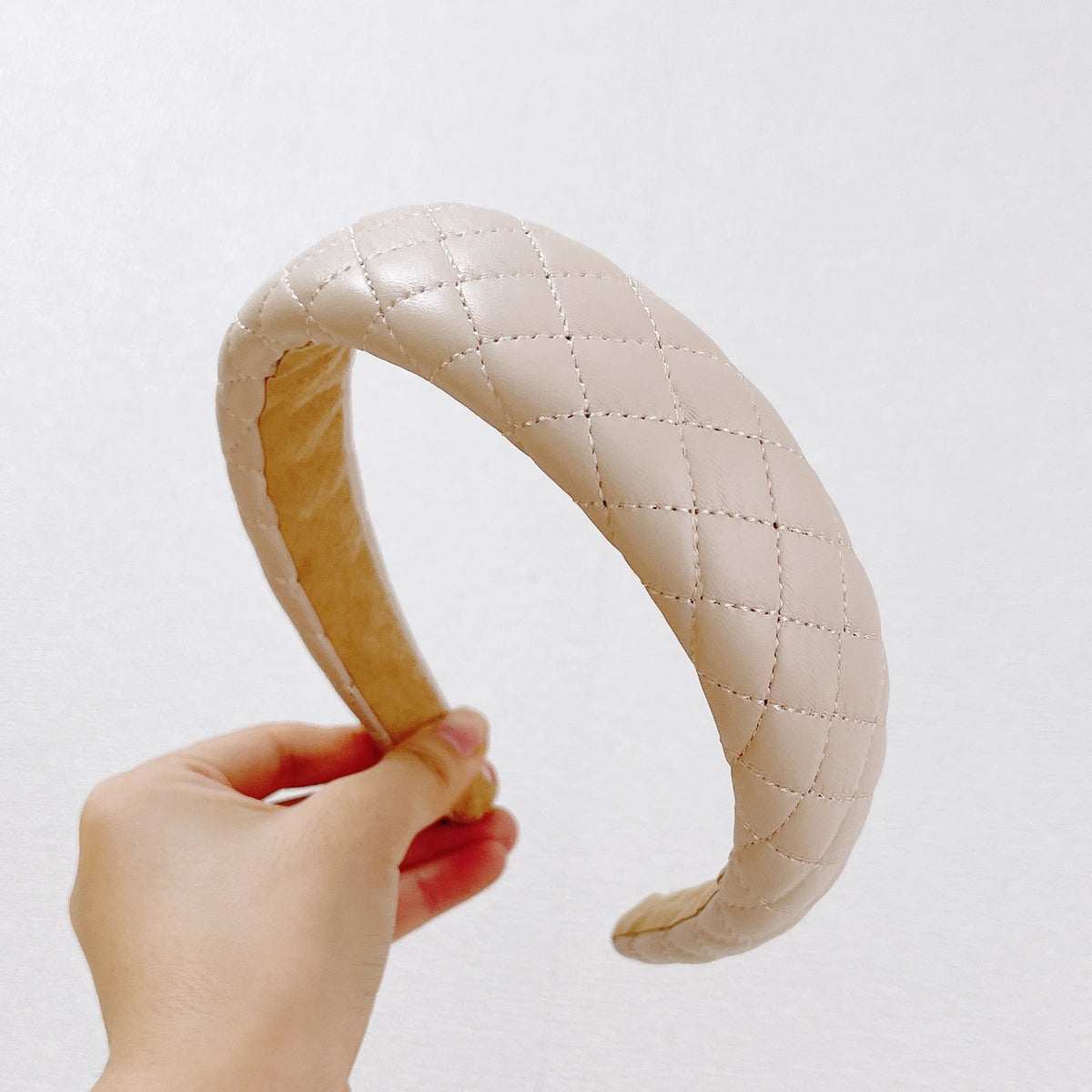 Modischer PU-Leder Haarreif für Damen – Einfarbiges Casual Turban Haarband für Reise Alltag Styling & Haaraccessoires