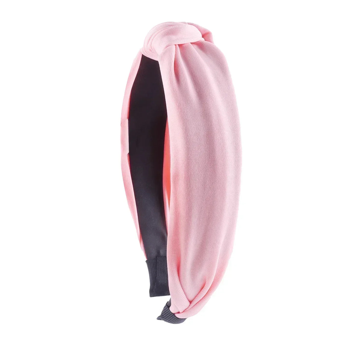 Modischer Cross-Knot Haarreif für Damen – Einfarbiges Haarband in Schwarz Rosa Grau Gelb für Freizeit & Alltagsstyling