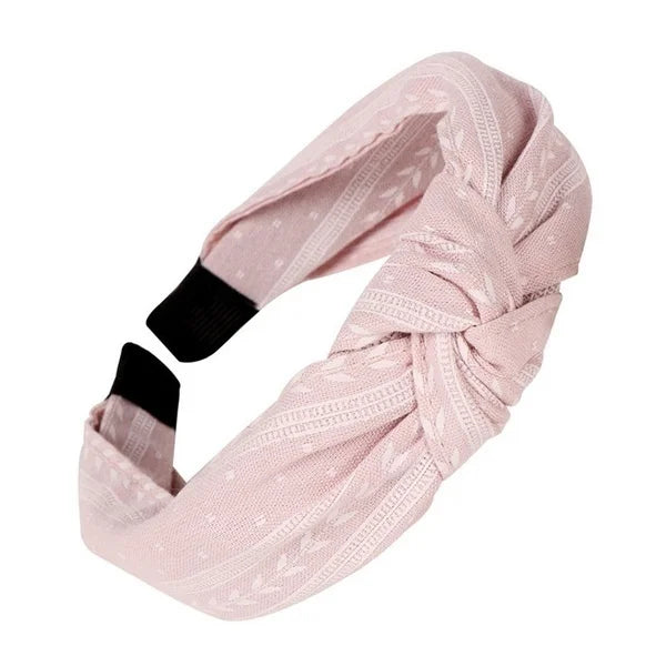 Modischer Knoten-Haarreif für Damen – Einfarbiges Cross-Knot Haarband für Alltag Styling & Fashion Haaraccessoires