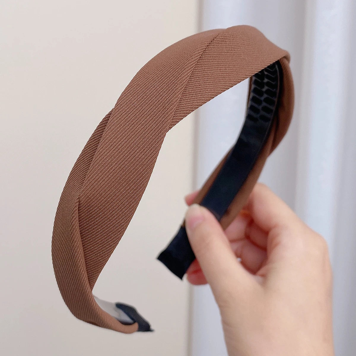 Vintage Flecht-Haarreif mit Quasten für Damen – Stilvolles Geknotetes Rutschfestes Haarband für Alltag & Elegantes Styling