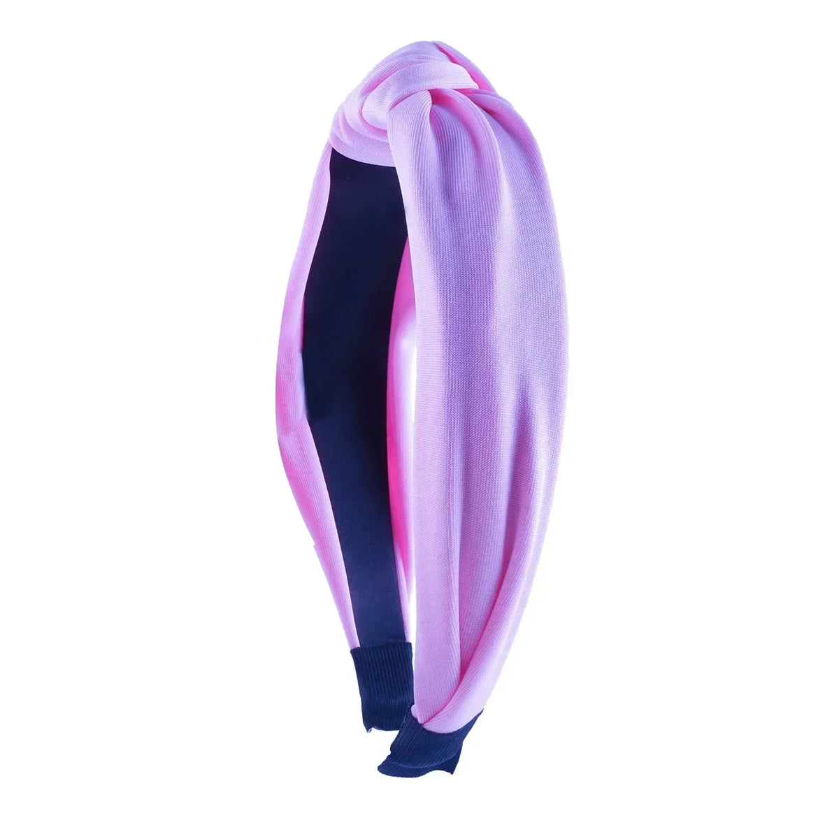 Modischer Cross-Knot Haarreif für Damen – Einfarbiges Haarband in Schwarz Rosa Grau Gelb für Freizeit & Alltagsstyling