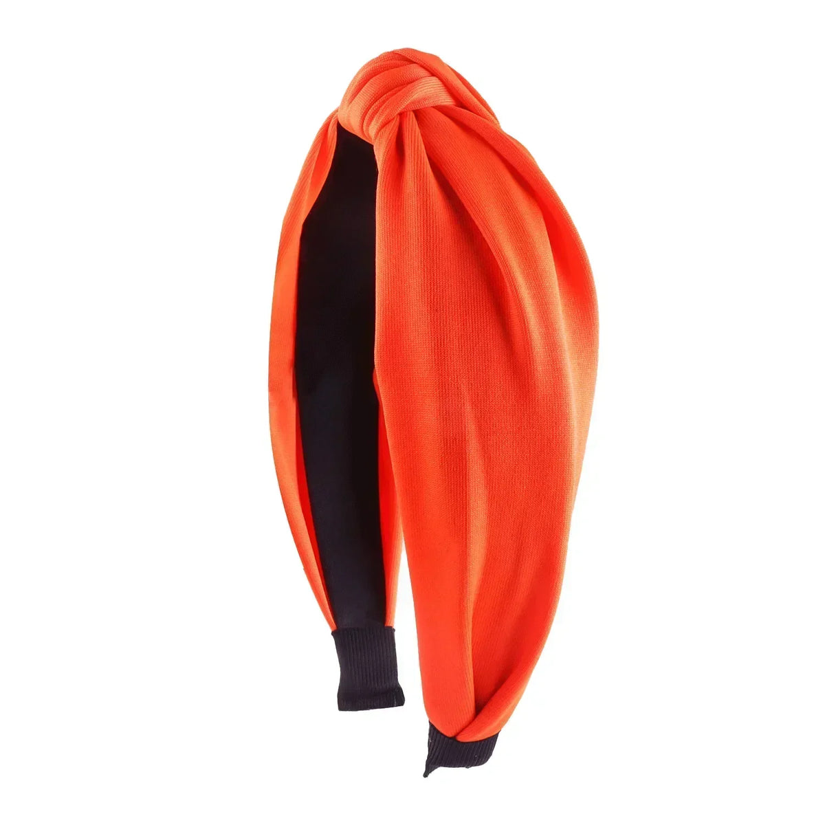 Modischer Cross-Knot Haarreif für Damen – Einfarbiges Haarband in Schwarz Rosa Grau Gelb für Freizeit & Alltagsstyling