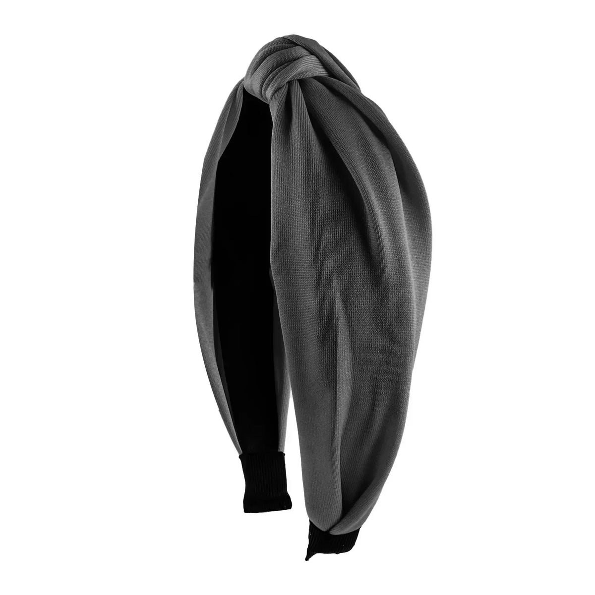 Modischer Cross-Knot Haarreif für Damen – Einfarbiges Haarband in Schwarz Rosa Grau Gelb für Freizeit & Alltagsstyling