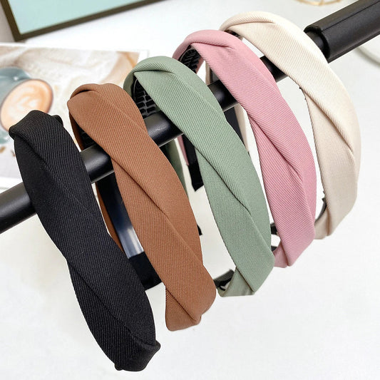 Vintage Flecht-Haarreif mit Quasten für Damen – Stilvolles Geknotetes Rutschfestes Haarband für Alltag & Elegantes Styling