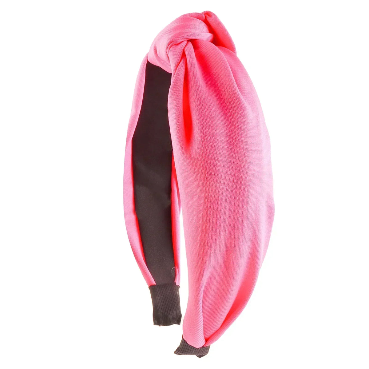Modischer Cross-Knot Haarreif für Damen – Einfarbiges Haarband in Schwarz Rosa Grau Gelb für Freizeit & Alltagsstyling