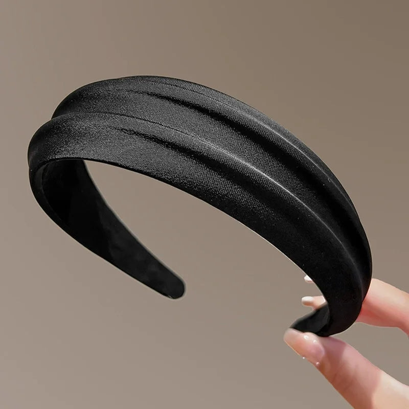 Eleganter Hochglanz Haarreif für Damen – Vielseitiges Statement Haarband für Reisen Fotografie & Alltagsstyling