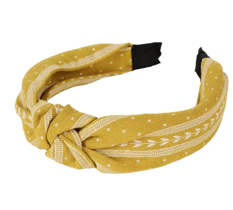 Modischer Knoten-Haarreif für Damen – Einfarbiges Cross-Knot Haarband für Alltag Styling & Fashion Haaraccessoires