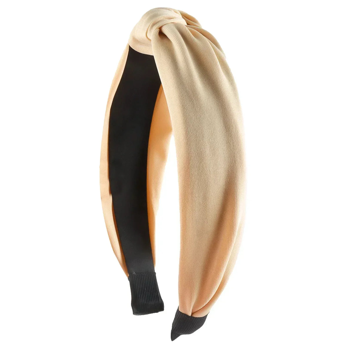 Modischer Cross-Knot Haarreif für Damen – Einfarbiges Haarband in Schwarz Rosa Grau Gelb für Freizeit & Alltagsstyling