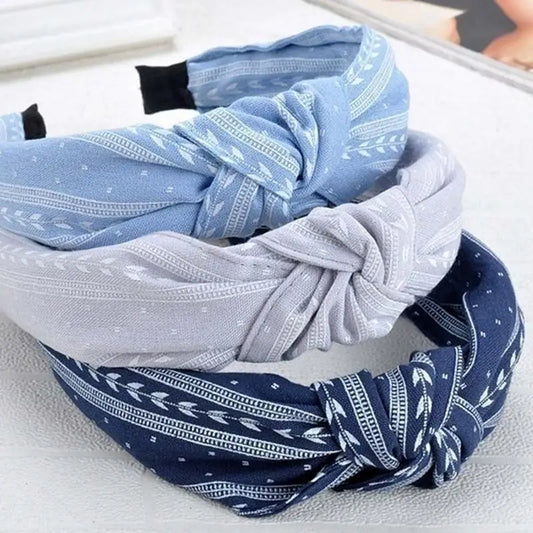 Modischer Knoten-Haarreif für Damen – Einfarbiges Cross-Knot Haarband für Alltag Styling & Fashion Haaraccessoires