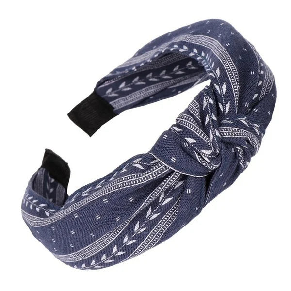 Modischer Knoten-Haarreif für Damen – Einfarbiges Cross-Knot Haarband für Alltag Styling & Fashion Haaraccessoires